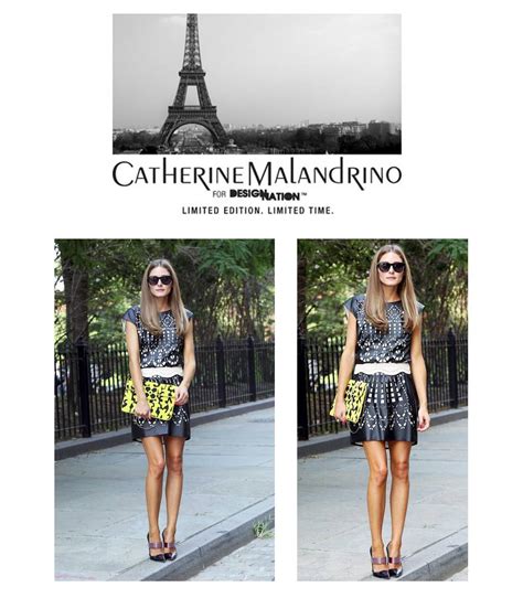 Catherine Malandrino Designation Laser Cut Shift Faux