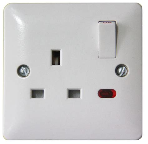 13a Switch Socket With Neon China Socket And Switch