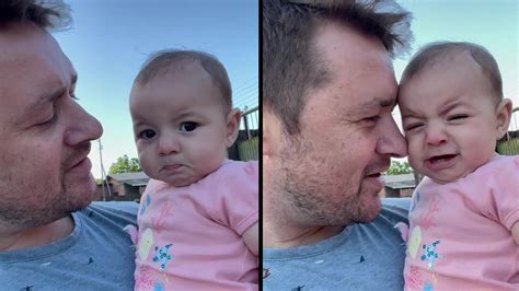 Baby Cries When Dad Sings Youtube