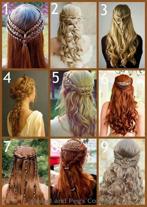 Nine Different Celtic Hairstyles For Wedding And Other Appearances