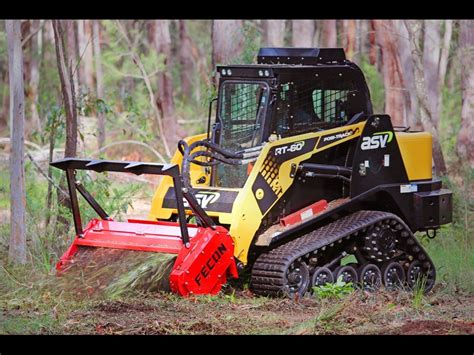 Fecon Mulcher For Skid Steers Forestry Mulchers 53lpm For Sale Or Hire