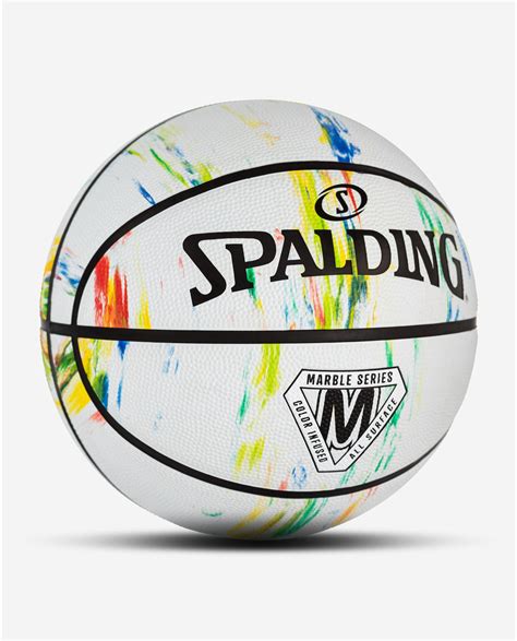 Spalding Marble Series Multi Color Outdoor Basketball L