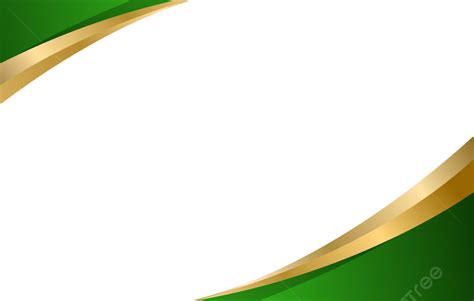 Certificate Background Border With Transparent Gold And Green Colors