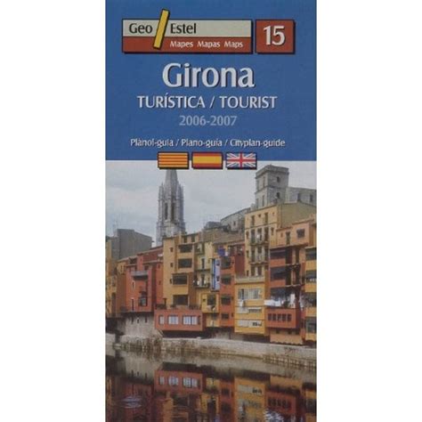 Girona Tourist Street Map Published By Geo Estel