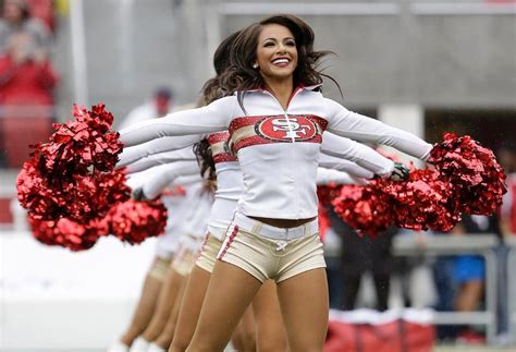 Top 49 Gold Rush Photos From 49ers Vs Falcons 49ers Cheerleaders Nfl Cheerleaders Hottest