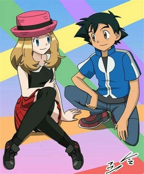 100 Fotos Deamourshipping Ash X Serena Terminada Pokemon