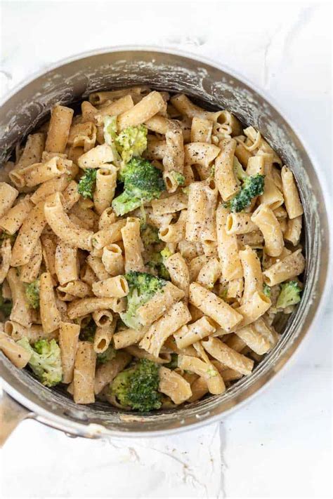 Creamy Lemon Broccoli Pasta Recipe One Pot And Vegan