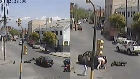 Heartless Taxi Driver Knocks Down Motorcyclist Then Steals Money That Falls From His Pocket As