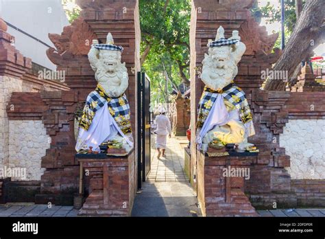 A Candi Bentar Or Split Gate Of A Temple In Bali Indonesia Stock Photo