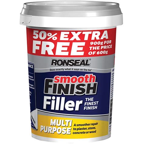 Ronseal 36545 Smooth Finish Multi Purpose Interior Wall Filler Ready
