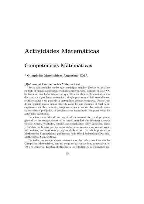 PDF Actividades Matematicas Santafe Conicet Gov Ar DOKUMEN TIPS