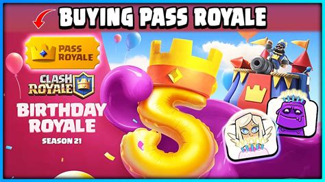 Αγοράζουμε το Pass Royale 🤩clash Royale 5th Anniversary New Season