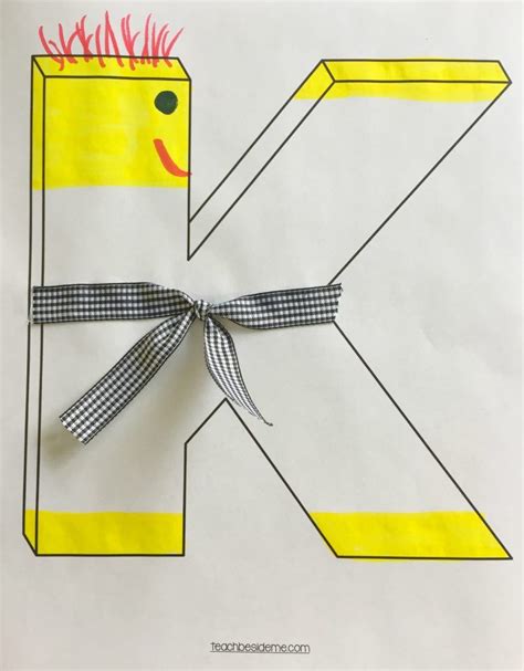 Preschool Letter K Craft K Is For Karate Preschool Education