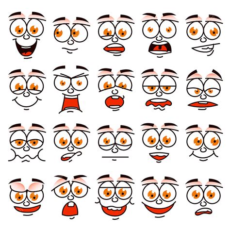 Human Character Face Vector Png Images Cartoon Face Human Character
