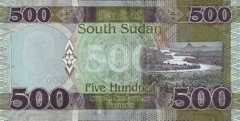 500 Pounds 2018 2015 2020 Issue Bank Of South Sudan South Sudan