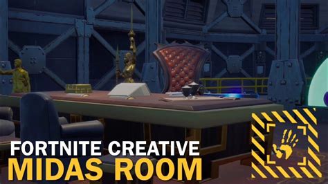Fortnite Midas Room In Creative Youtube
