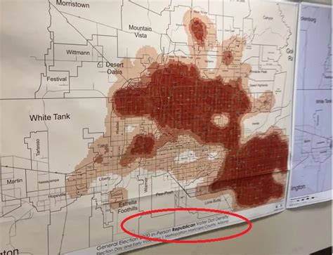 Breaking Maricopa County Kept A Gop Heat Map Of Expected Voters