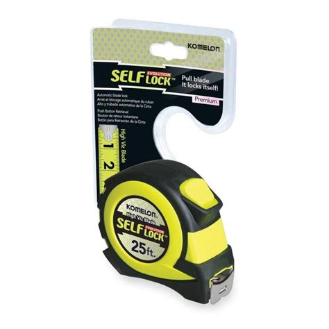 Komelon Self Lock Evolution 25 Ft Auto Lock Tape Measure In The Tape