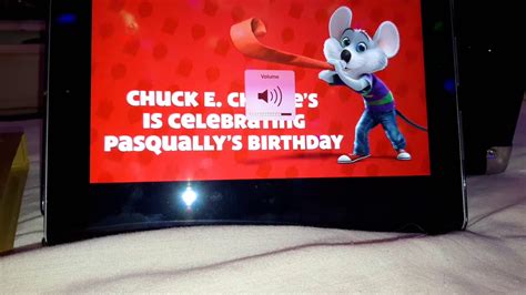 Chuck E Cheese Happy Birthday Pasqually Figure Version Reuploaded