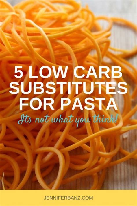 Low Carb Substitutes For Pasta Low Carb With Jennifer Carb