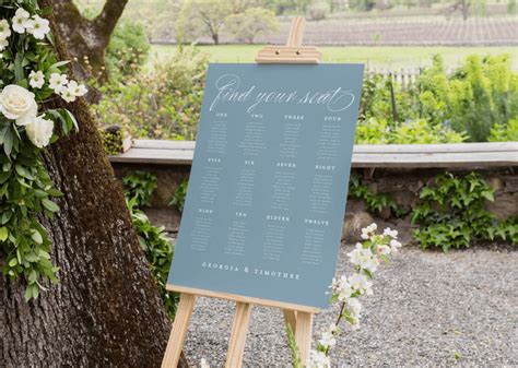 How To Make The Easiest Wedding Seating Chart Sign Ever