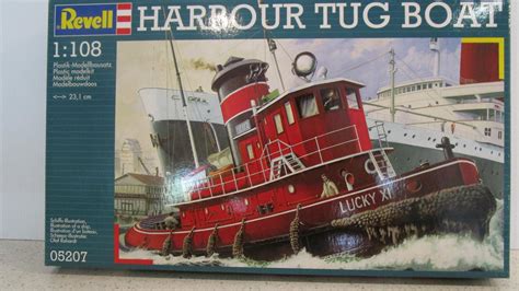 Harbour Tug Boat By Richmond Revell Plastic 1108 Kit Build