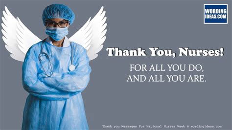 Thank You Nurses 30 Messages For National Nurses Week Wording Ideas