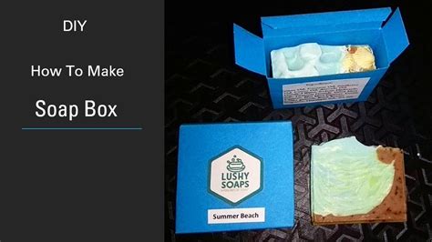 📦how To Make A Soap Box Box Diysoap Packaging Youtube