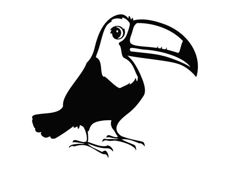Toucan Svg Bird Svg Bird Silhouette Cutting File Toucan Etsy
