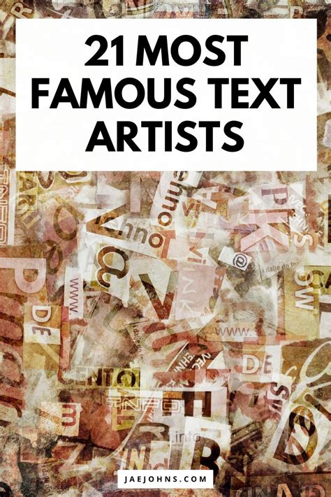 21 Text Artists Who Became Popular By Having Art With Words