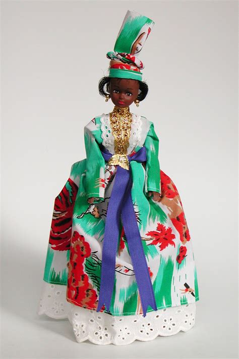 Guadeloupe Caribbean Doll In National Costume Costumes Dolls