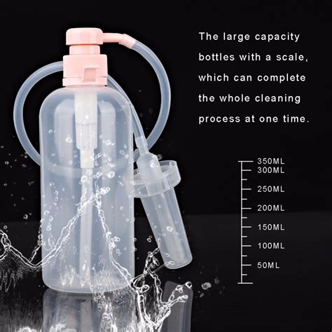 350ml vagina irrigator anal cleaner reusable medical vaginal washing device reusable enema