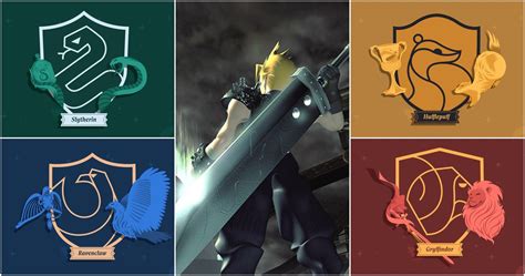 Every Main Final Fantasy Vii Character Sorted Into Hogwarts Houses