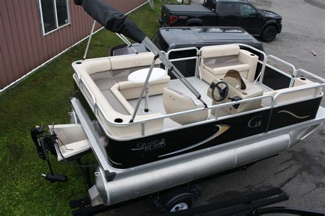 Electric 16 Ft Pontoon Boat Edrive And Trailer In Stock And Ready To