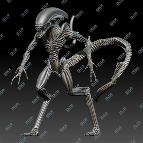 异形alien 3d打印模型下载 3d工场 3dworkscn