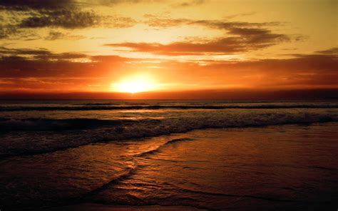 Beach Sunset Background Wallpaper 2560x1600 15351