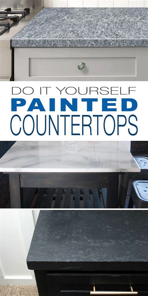 At new look painting, we believe honesty, punctuality, reliability, and flexibility are key to a happy customer. DIY Painted Countertops | Diy countertops