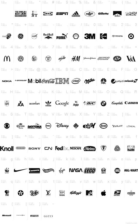 The Worlds Best Logos Font