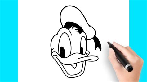 Como Desenhar O Pato Donald How To Draw Donald Duck Como Dibujar El Pato Donald Youtube