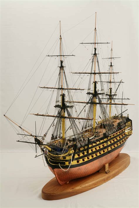 Ship model 1 : 72 scale of Victory, Nelson's flagship