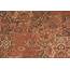 Bohemian Patchwork In Auburn Chenille Tapestry Upholstery Fabric By 