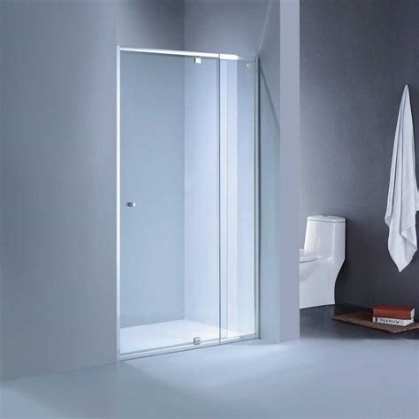 Buy Best Priced Semi Frameless Wall To Wall Pivot Door Shower Online