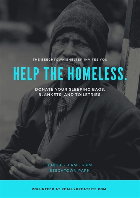 Homeless Charity Flyer