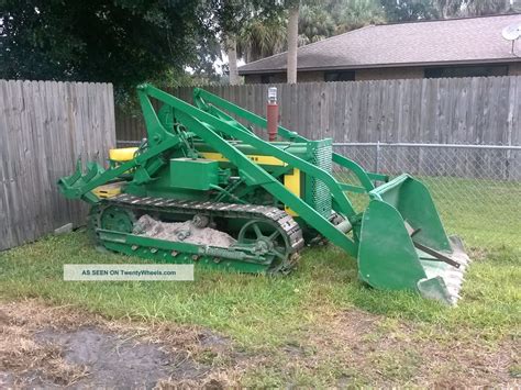 Antique 1957 John Deere 420c Crawler Loader