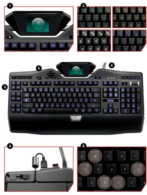 Logitech G19 Programmable Gaming Keyboard With Color
