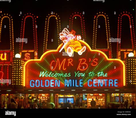 The Golden Mile Centre Stock Photo Alamy