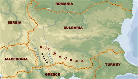 Geographical Location Of The Pirin Mountains Download Scientific Diagram