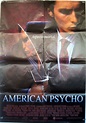 "AMERICAN PSYCHO" MOVIE POSTER - "AMERICAN PSYCHO" MOVIE POSTER