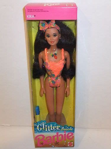 nib barbie doll 1992 glitter beach kira barbie dolls barbie barbie collector