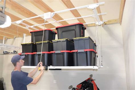 Overhead Garage Storage Lift Dandk Organizer